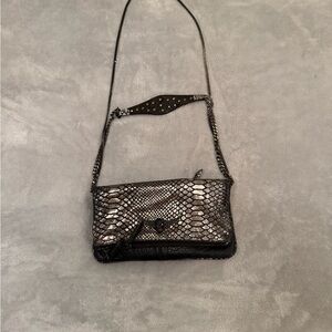 Zadig and Voltaire Chic Snakeskin Crossbody Bag